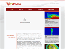 Tablet Screenshot of optumatics.com